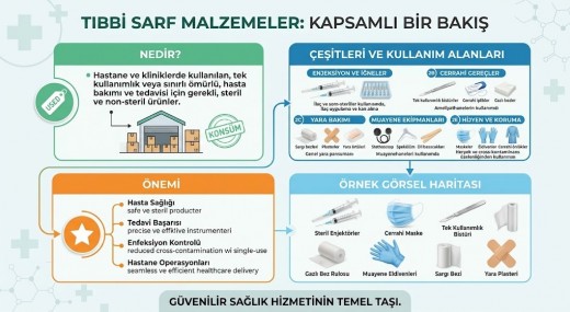 Tıbbi Sarf Malzemeler Nedir? Çeşitleri, Kullanım Alanları ve Önemi